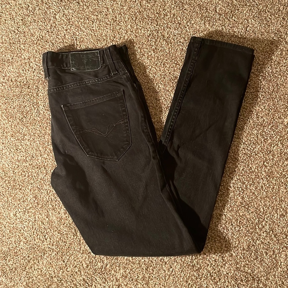 Guess Mens Slim Tapered Jeans